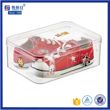 Custom High Quality Clear Acrylic Shoe Display Box for Children